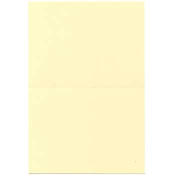 JAM Paper Blank Foldover Cards, A6, 4.63&quot; x 6.25&quot;, Ivory, 100 Cards/Box