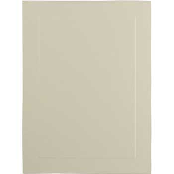 JAM Paper Blank Foldover Cards, Panel, A7, 5&quot; x 6.63&quot;, Ivory, 25 Cards/Pack