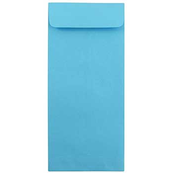 JAM Paper Policy Business Colored Envelopes, #12, 4 3/4&quot; x 11&quot;, Blue Recycled, 25/PK