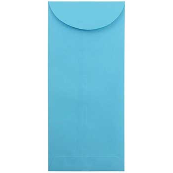 JAM Paper Policy Business Colored Envelopes, #14, 5&quot; x 11 1/2&quot;, Blue Recycled, 50/BX