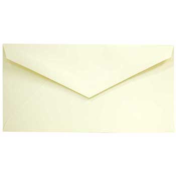 JAM Paper Monarch Strathmore Invitation Envelopes, 3 7/8&quot; x 7 1/2&quot;, Ivory Wove, 500/CT