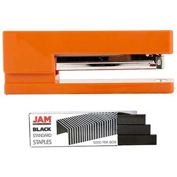 JAM Paper Office &amp; Desk Sets, Orange &amp; Black, 2/PK