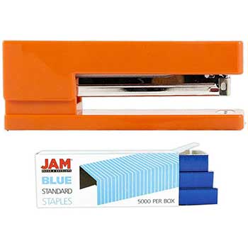 JAM Paper Office &amp; Desk Sets, Orange &amp; Blue, 2/PK
