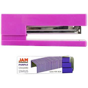 JAM Paper Office &amp; Desk Sets, Pink &amp; Purple, 2/PK
