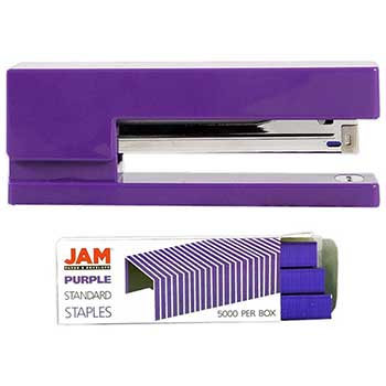 JAM Paper Office &amp; Desk Sets, Purple, 2/PK