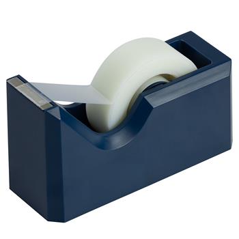 JAM Paper Tape Dispenser, Navy Blue, Sold Individually