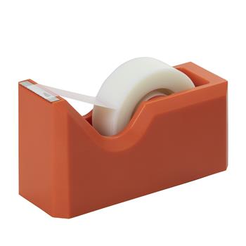 JAM Paper Tape Dispenser, Orange, Sold Individually