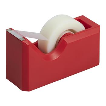 JAM Paper Tape Dispenser, Red, Sold Individually