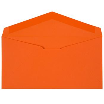 JAM Paper Monarch Colored Envelopes, 3 7/8&quot; x 7 1/2&quot;, Orange Recycled, 25/PK