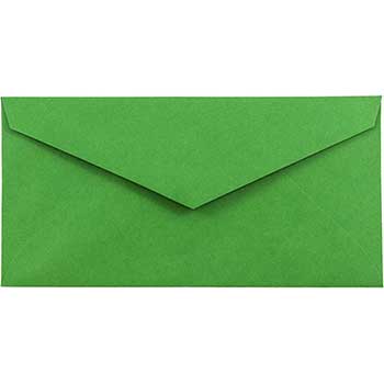 JAM Paper Monarch Colored Envelopes, 3 7/8&quot; x 7 1/2&quot;, Green Recycled, 25/PK