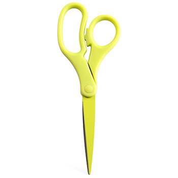 JAM Paper Multi-Purpose Precision Scissors, 8&quot;, Lime Green