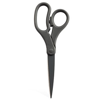 JAM Paper Multi-Purpose Precision Scissors, 8&quot;, Gray