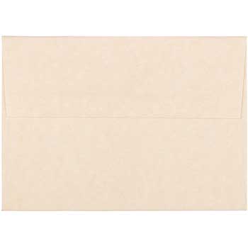 JAM Paper A6 Parchment Invitation Envelopes, 4 3/4&quot; x 6 1/2&quot;, Natural Recycled, 25/PK