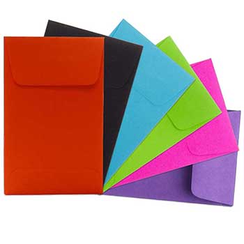 JAM Paper Coin Business Colored Envelopes, #1, 2 1/4&quot; x 3 1/2&quot;, Assorted Colors, 150/PK