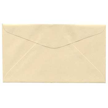 JAM Paper #6 3/4&quot; Premium Commercial Envelopes, 3 5/8&quot; x 6 1/2&quot;, Ivory, 25/PK