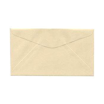 JAM Paper #6 3/4 Premium Commercial Envelopes, 3 5/8&quot; x 6 1/2&quot;, Ivory, 50/BX