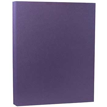 JAM Paper Colored Matte Paper, 28 lb, 8.5&quot; x 11&quot;, Dark Purple, 500 Sheets/Ream
