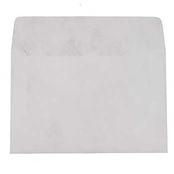 JAM Paper Tyvek Booklet Envelopes with Peel &amp; Seal Closure, 6 1/2&quot; x 9 1/2&quot;, White, 500/BX