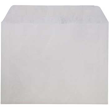 JAM Paper Tyvek Booklet Envelopes with Peel &amp; Seal Closure, 9 1/2&quot; x 12 1/2&quot;, White, 500/BX
