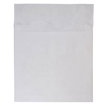 JAM Paper Tyvek Expandable Booklet Envelopes with Peel &amp; Seal Closure, 9&quot; x 12&quot; x 2&quot;, White, 250/BX