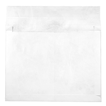 JAM Paper Tyvek Expandable Booklet Envelopes with Peel &amp; Seal Closure, 10&quot; x 15&quot; x 2&quot;, White, 100/PK