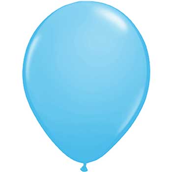 JAM Paper Latex Party Balloons, 12&quot; Light Blue, 36/PK