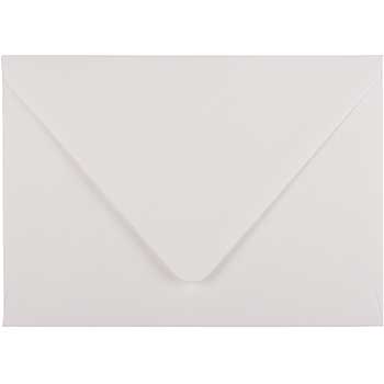JAM Paper A7 Invitation Envelopes with Euro Flap, 5 1/4&quot; x 7 1/4&quot;, White, 50/PK
