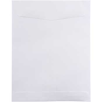 JAM Paper Open End Catalog Commercial Envelopes, 8 3/4&quot; x 11 1/2&quot;, White, 25/PK