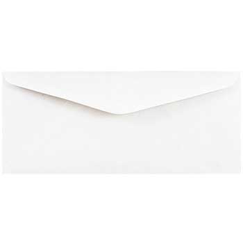 JAM Paper Business Commercial Envelopes, #11, 4 1/2&quot; x 10 3/8&quot;, White, 50/PK