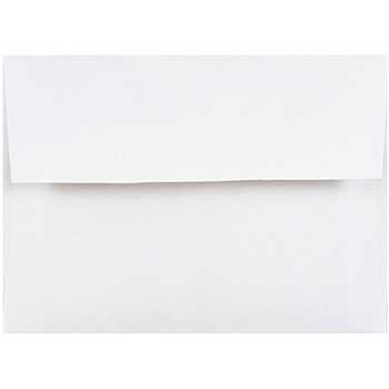 JAM Paper 4Bar A1 Invitation Envelopes, 3 5/8&quot; x 5 1/8&quot;, White, 50/PK