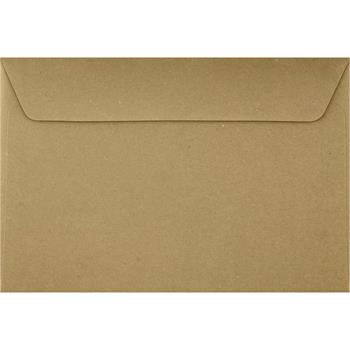 JAM Paper Booklet Envelopes, 6 in x 9 in, 70 lb, Brown, 250/Pack