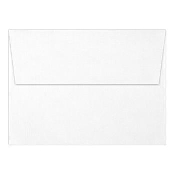 JAM Paper A7 Invitation Envelopes, 80 lb, 5-1/4 in x 7-1/4 in, White Linen, 1000/Case
