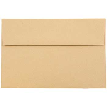 JAM Paper A8 Passport Invitation Envelopes, 5 1/2&quot; x 8 1/8&quot;, Ginger, 50/PK