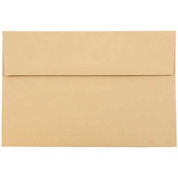 JAM Paper A8 Passport Invitation Envelopes, 5 1/2&quot; x 8 1/8&quot;, Ginger, 25/PK