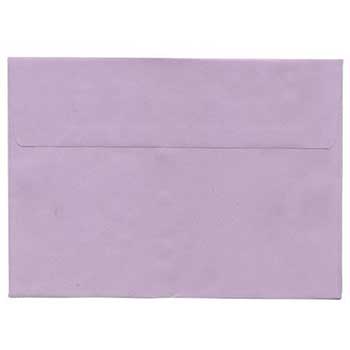 JAM Paper Invitation Envelopes, 5 7/8&quot; x 8 1/4&quot;, Lilac Light Purple, 25/PK