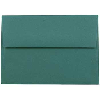 JAM Paper 4Bar A1 Premium Invitation Envelopes, 3 5/8&quot; x 5 1/8&quot;, Teal, 500/CT