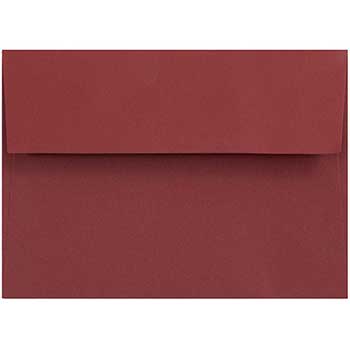 JAM Paper 4Bar A1 Premium Invitation Envelopes, 3 5/8&quot; x 5 1/8&quot;, Dark Red, 25/PK