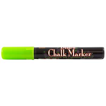 Marvy Uchida&#174; Erasable Liquid Chalk Marker, Broad Point, Lime Green