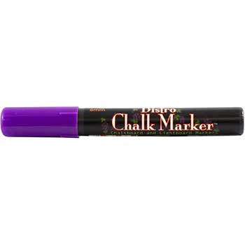 Marvy Uchida Erasable Liquid Chalk Marker, Broad Point, Purple