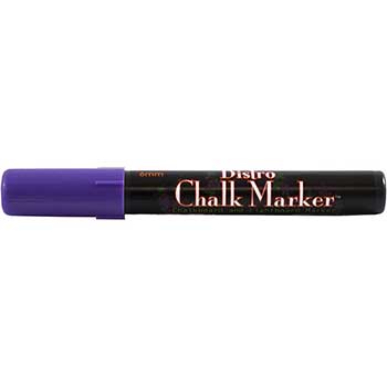 Marvy Uchida Erasable Liquid Chalk Markers, Broad Point, Violet, 2/PK