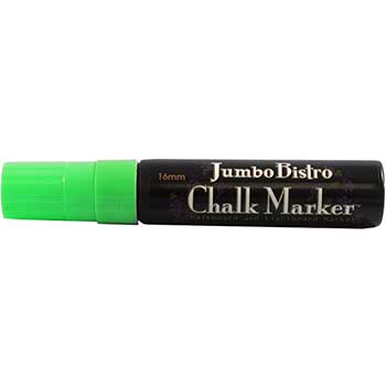 Marvy Uchida Erasable Liquid Chalk Marker, Jumbo Point, Lime Green