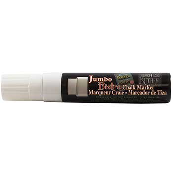 Marvy Uchida Erasable Liquid Chalk Marker, Jumbo Point, White