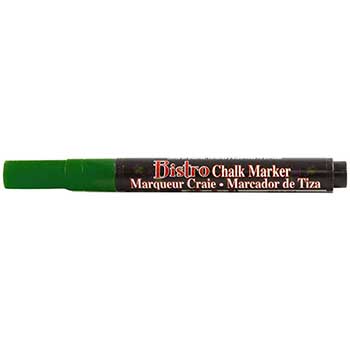 Marvy Uchida Erasable Liquid Chalk Markers, Fine Point, Green, 2/PK