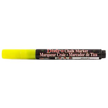 Marvy Uchida Erasable Liquid Chalk Marker, Fine Point, Neon Yellow
