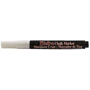 Marvy Uchida Erasable Liquid Chalk Markers, Fine Point, White, 2/PK