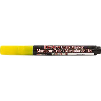 Marvy Uchida Erasable Liquid Chalk Marker, Fine Point, Yellow