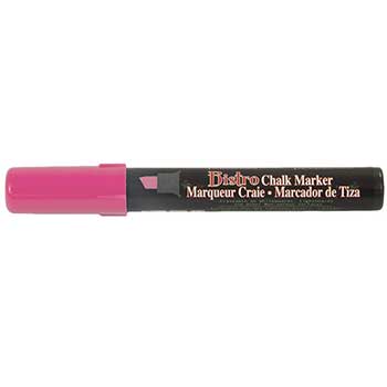 Marvy Uchida Erasable Liquid Chalk Markers, Chisel Tip, Hot Pink, 2/PK