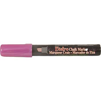 Marvy Uchida Erasable Liquid Chalk Markers, Chisel Tip, Violet Red