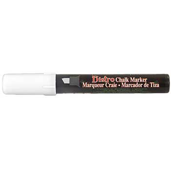 Marvy Uchida Erasable Liquid Chalk Markers, Chisel Tip, White, 2/PK