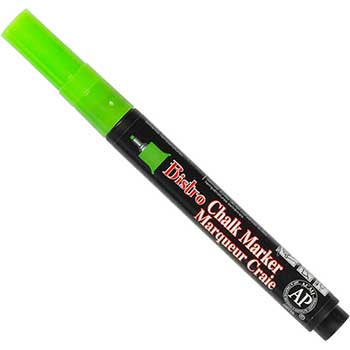 Marvy Uchida Chalk Markers, Extra Fine Point, Lime Green, 2/PK